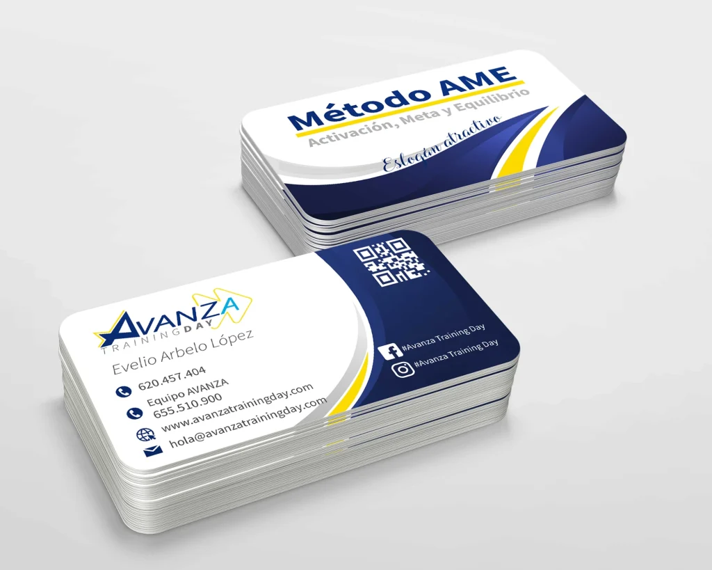 Avanza Training Day · Tarjetas Método AME