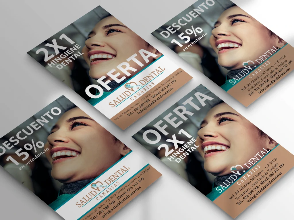 Salud Dental Canarias · Cartelería promocional