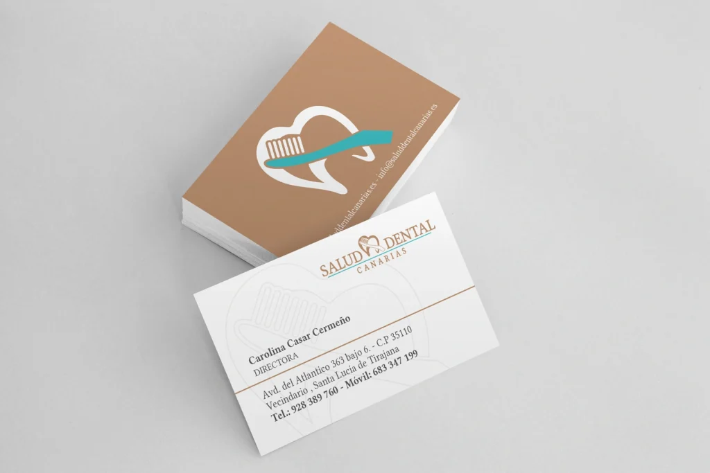 Salud Dental Canarias · Tarjetas de visita