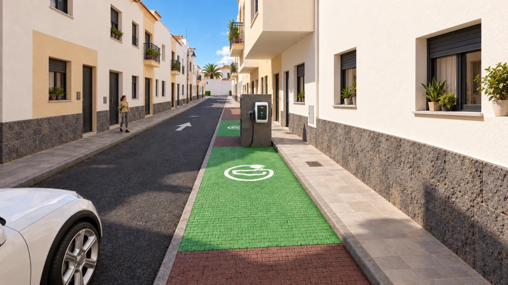 Propuesta de infraestructura de recarga en Gáldar · Vista 3