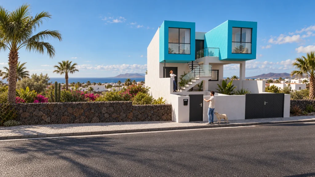 Arquitectura 2 · Vivienda contemporánea · Vista 1