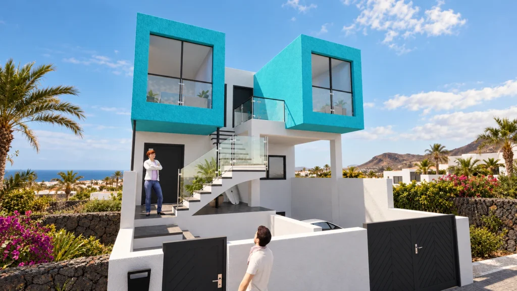 Arquitectura 2 · Vivienda contemporánea · Vista 4