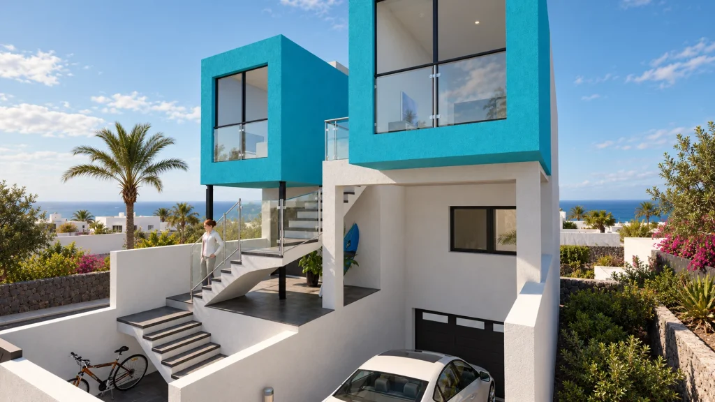 Arquitectura 2 · Vivienda contemporánea · Vista 6