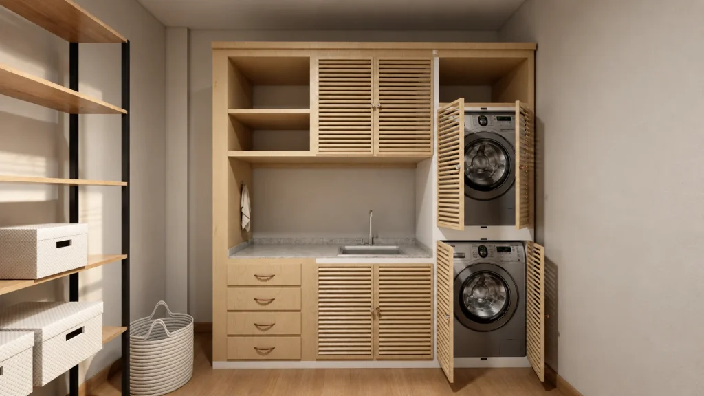 Vivienda en Arucas · Lavandería · Postproducción asistida por IA