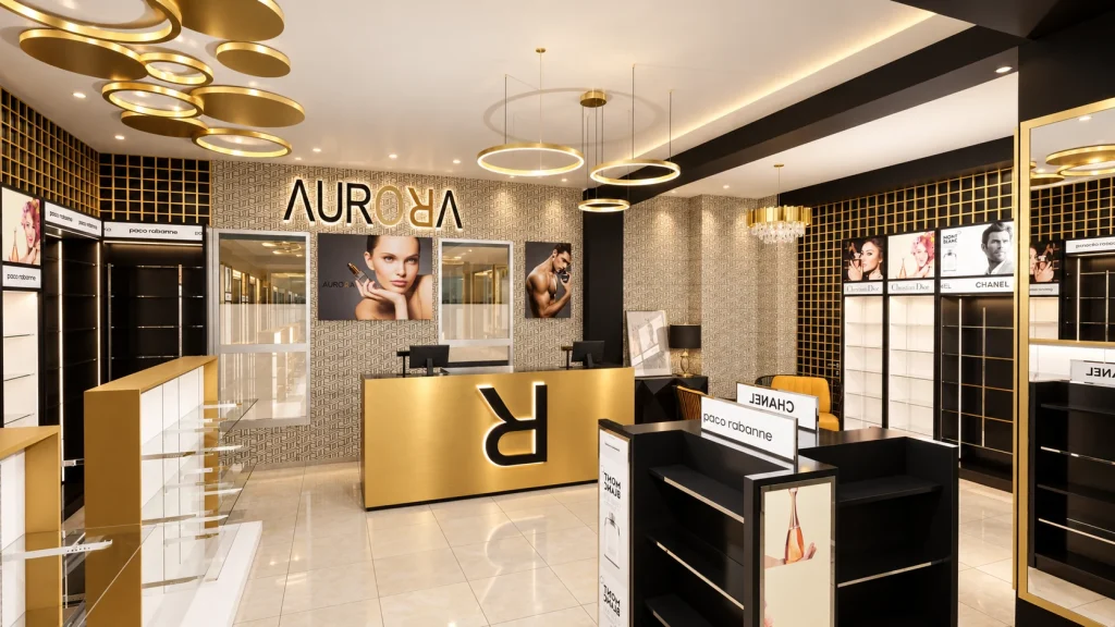 Joyería · Interiorismo comercial · Vista del mostrador
