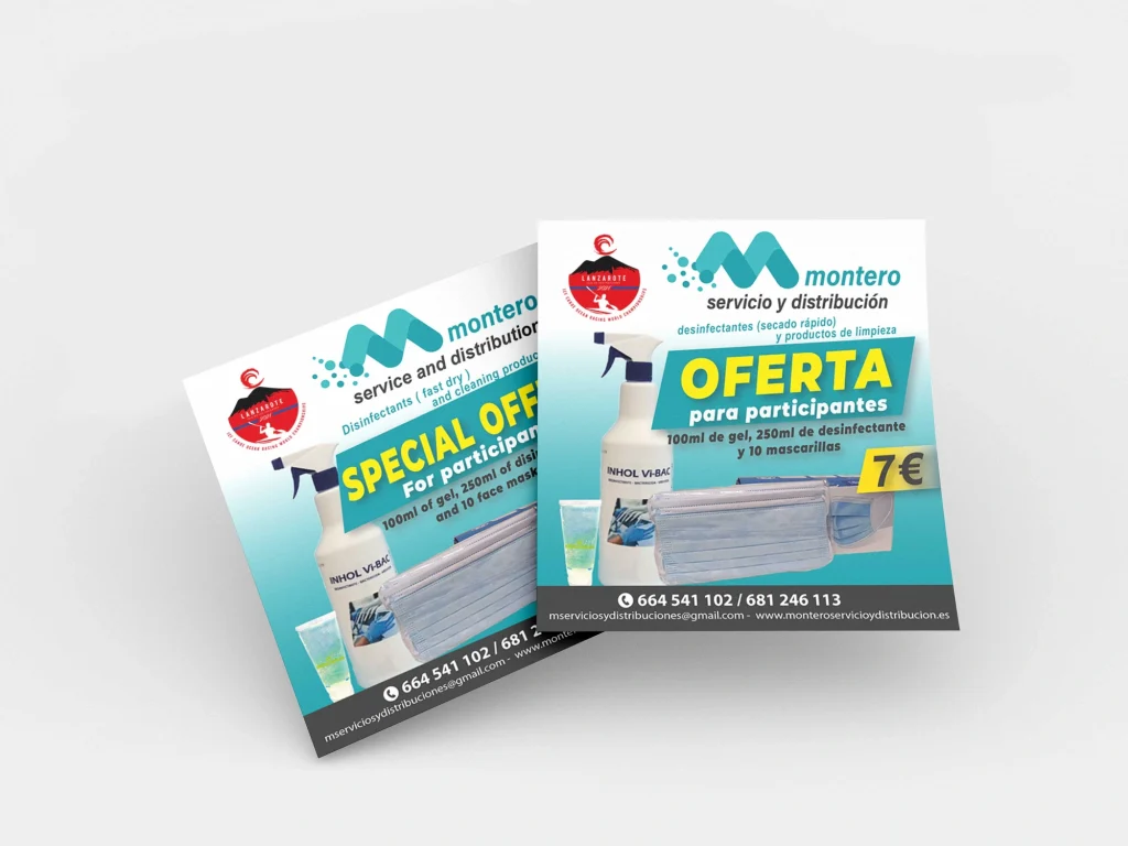 Montero · Servicio y distribución · Cartelería promocional