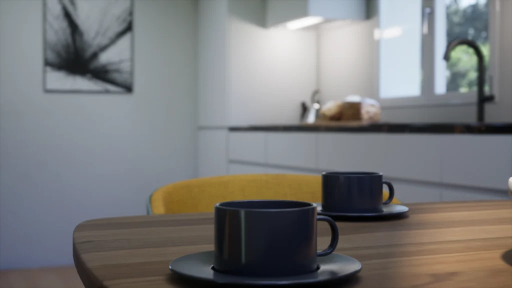 Eliseo López · Detalle de cámara y profundidad de campo · Visualización 3D con Unreal Engine