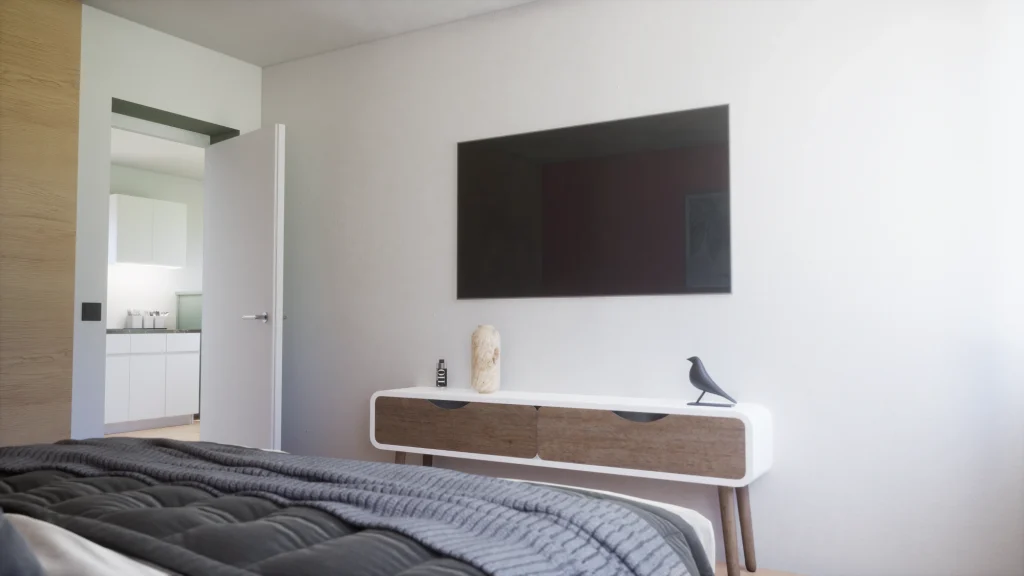 Eliseo López · Dormitorio · Visualización 3D con Unreal Engine
