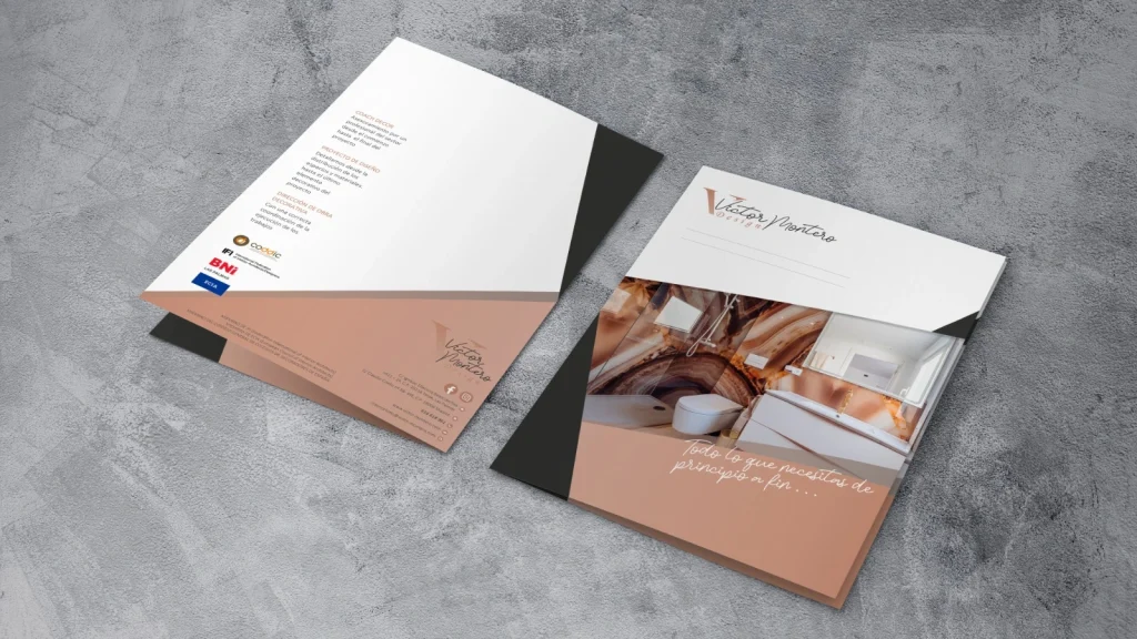 Víctor Montero Design · Folleto de presentación