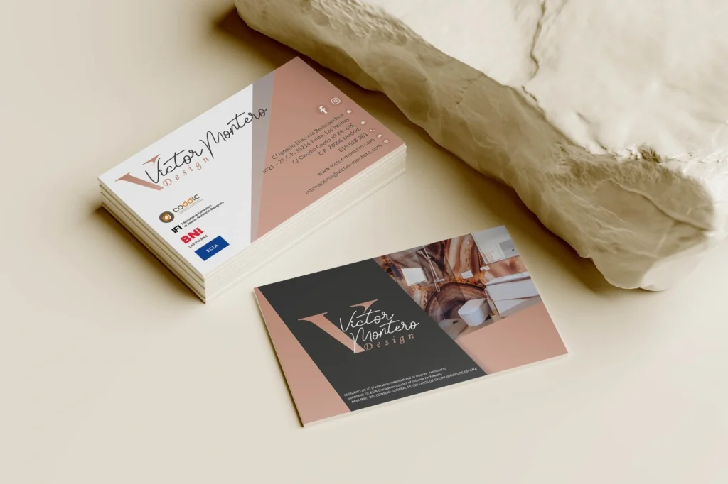Víctor Montero Design · Tarjetas de visita